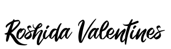 Roshida Valentines Font Image