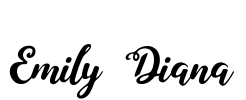 Emily Diana Font Image