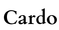 Cardo Font Image