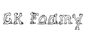 CK Foamy Font Image