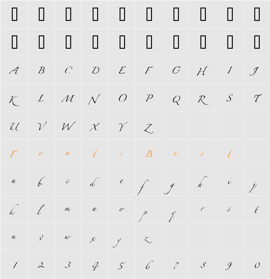 AL Afternoon Delight Character Map