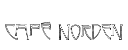 Café Norden Font Image