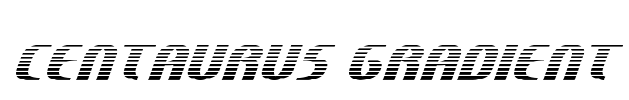 Centaurus Gradient Font Image