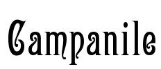 Campanile Font Image