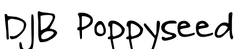 DJB Poppyseed Font Image