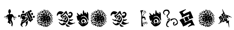 Cthulhu Glyphs Font Image