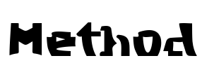 Method Font Image