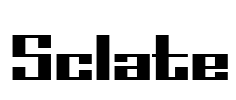 Sclate Font Image