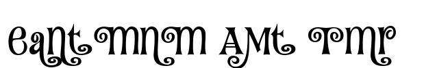 Fantini Alt Three Font Image