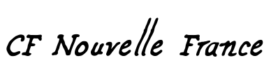 CF Nouvelle France Font Image