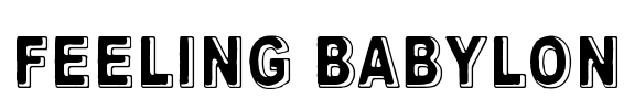 Feeling Babylon Font Image