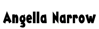 Angella Narrow Font Image