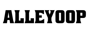 AlleyOop Font Image