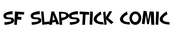 SF Slapstick Comic Font Image