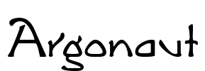 Argonaut Font Image