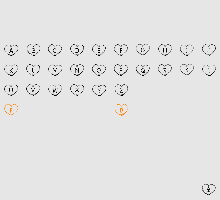 Country Hearts Character Map