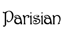 Parisian Font Image