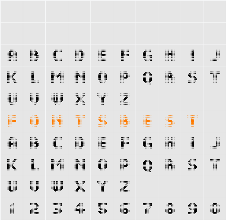 DS Dots Character Map