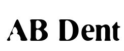 AB Dent Font Image