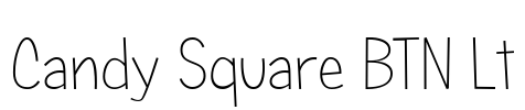 Candy Square BTN Lt Font Image