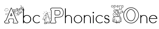 AbcPhonicsOne Font Image