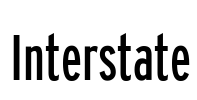 Interstate Font Image