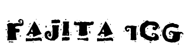 Fajita ICG Font Image