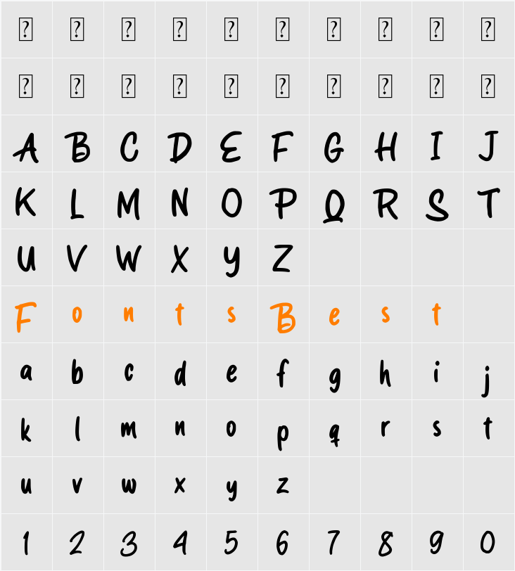 Spicy Pumpkin Character Map