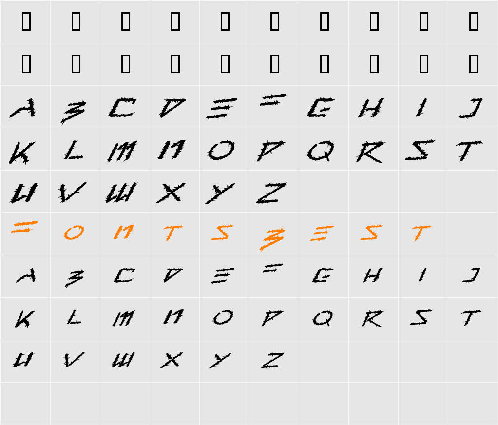 JI-Feijoa Character Map