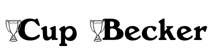 Cup Becker Font Image