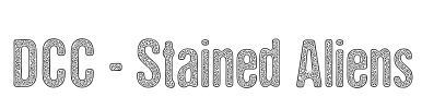 DCC - Stained Aliens Font Image