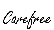 Carefree Font Image