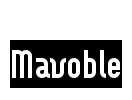 Mavoble Font Image