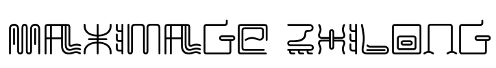 Maximage ZhiLong Font Image