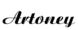 Artoney Font Image