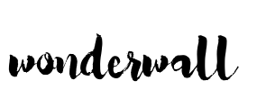 wonderwall  Font Image