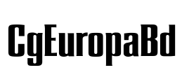 CgEuropaBd Font Image