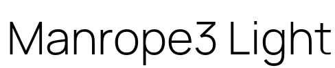 Manrope3 Light Font Image