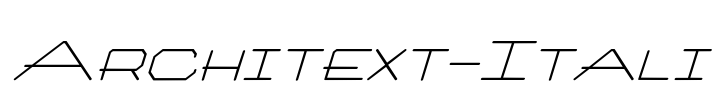 Architext-Itali Font Image