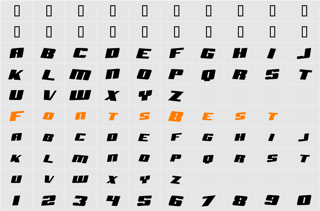 Aftershock Debris Solid Character Map