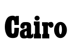 Cairo Font Image