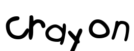 Crayon Font Image