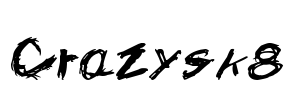 Crazysk8 Font Image