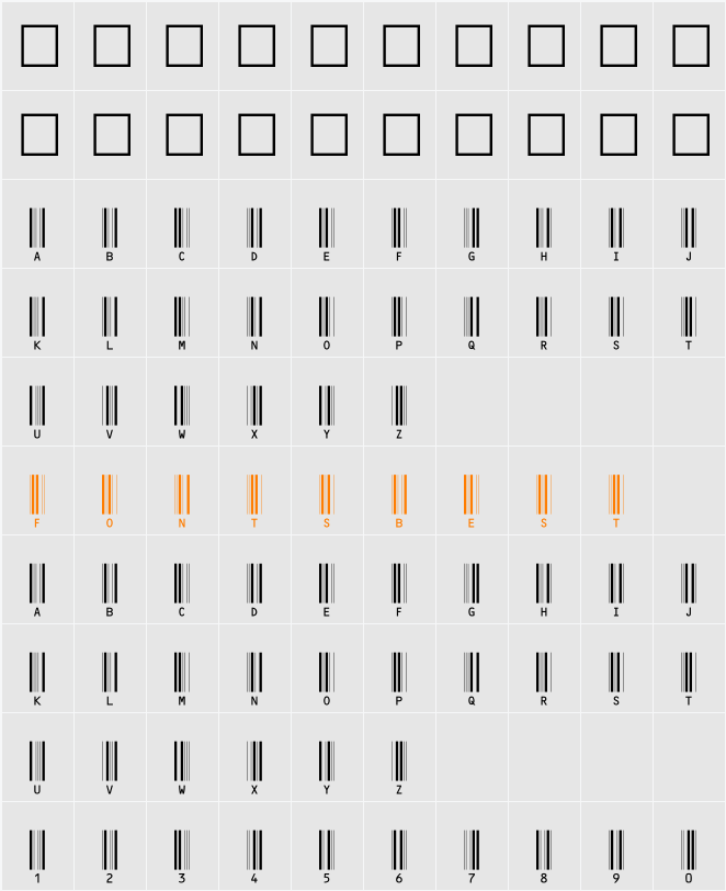 C39HrP24DhTt Character Map