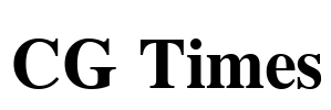 CG Times Font Image