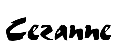 Cezanne Font Image