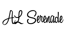 AL Serenade Font Image