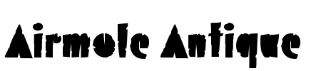 Airmole Antique Font Image