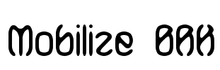 Mobilize BRK Font Image