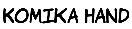 Komika Hand Font Image